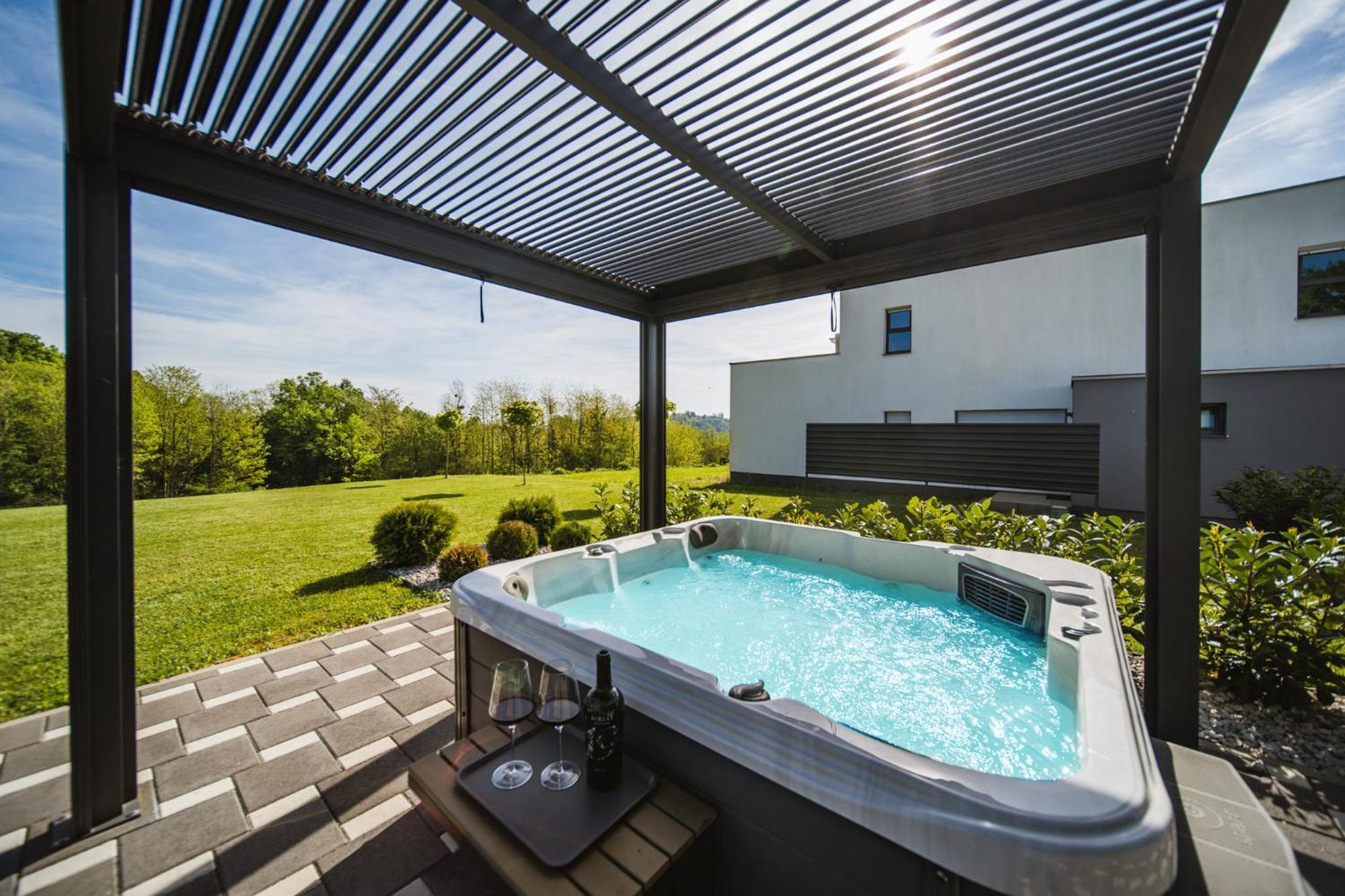 K Relax Place, Varazdinske Toplice, Modern Home With Sauna, Jacuzzi, Wifi 外观 照片