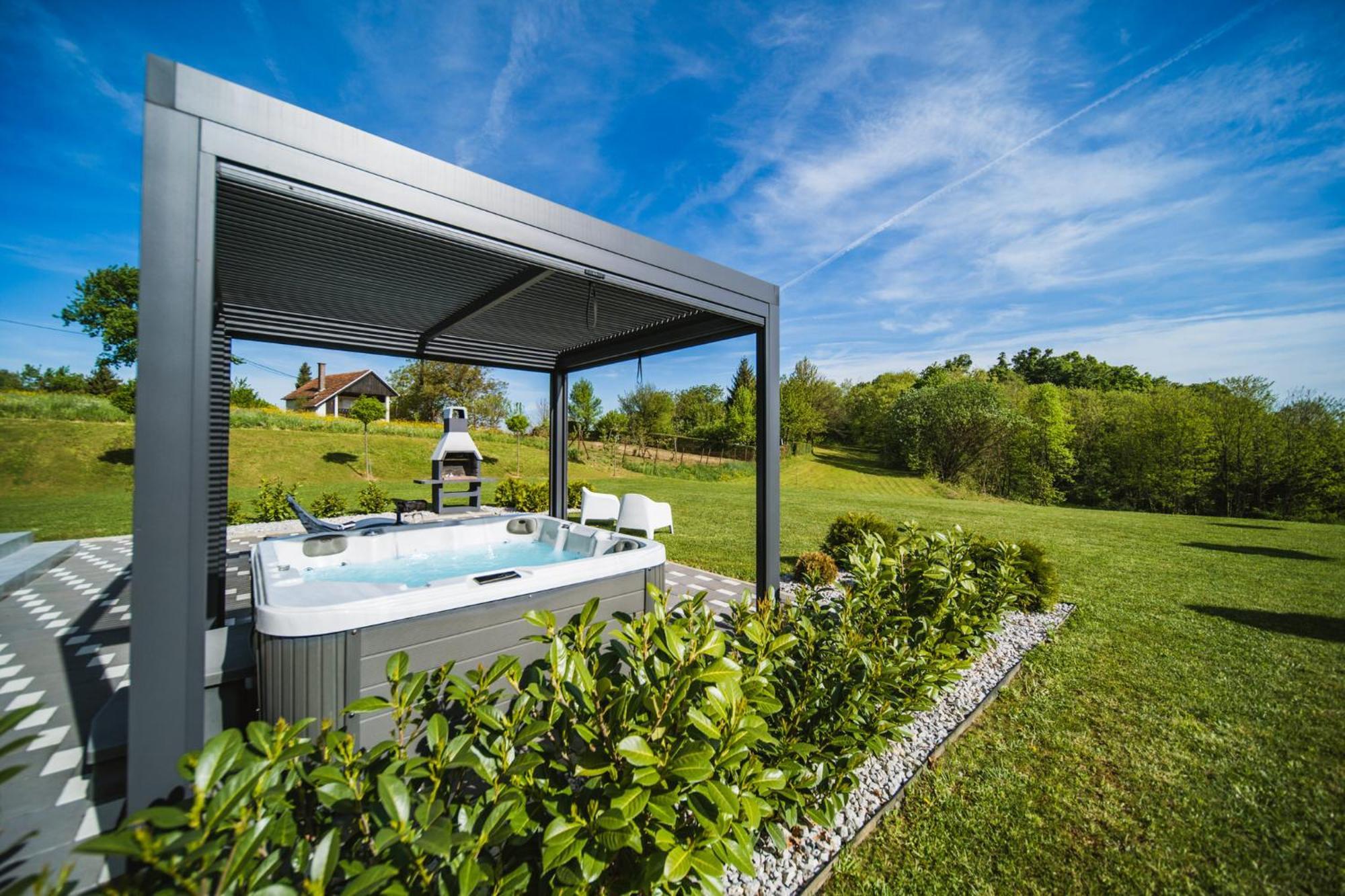 K Relax Place, Varazdinske Toplice, Modern Home With Sauna, Jacuzzi, Wifi 外观 照片