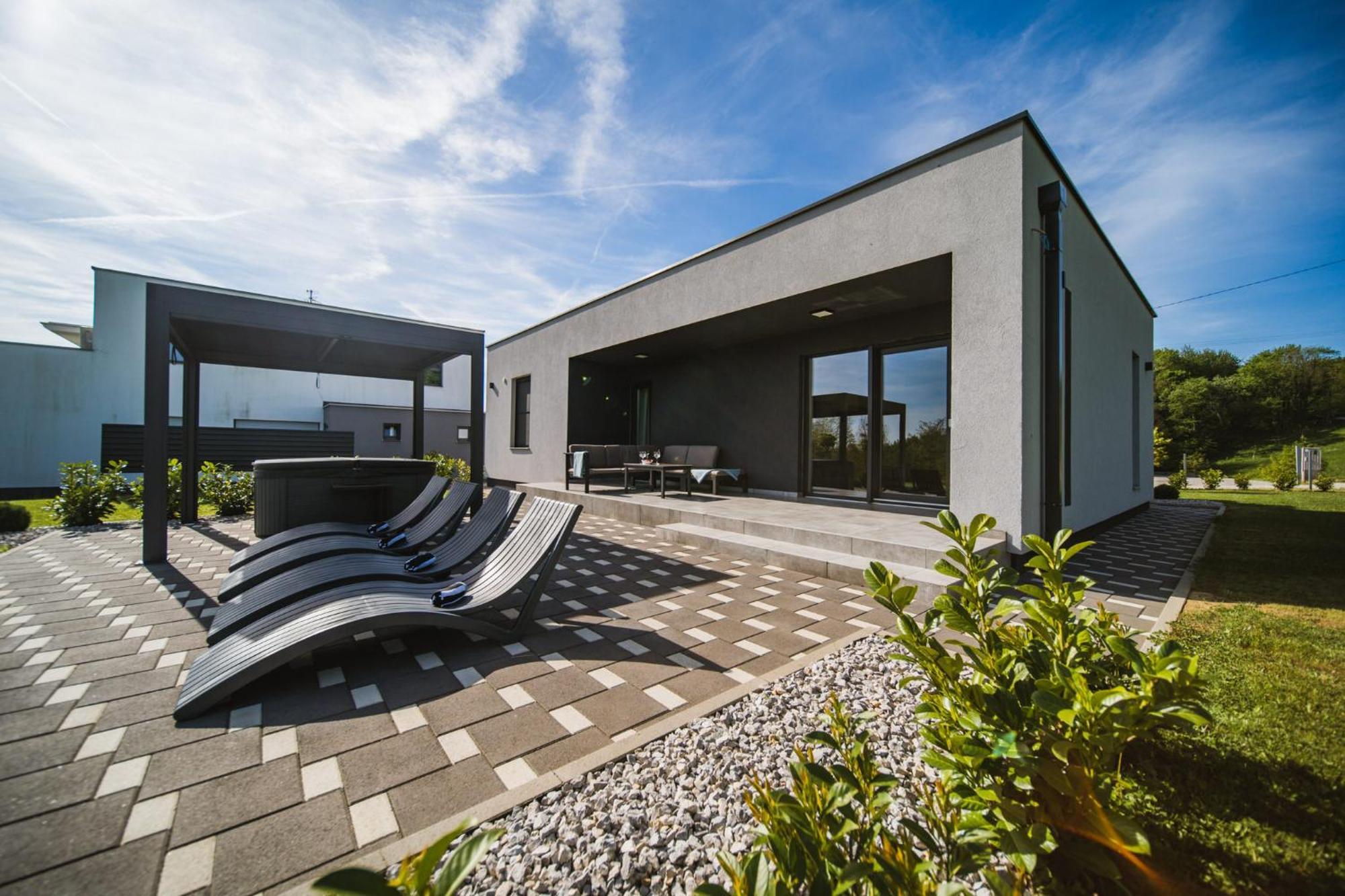 K Relax Place, Varazdinske Toplice, Modern Home With Sauna, Jacuzzi, Wifi 外观 照片